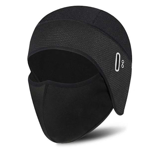 Balaklava ansiktsmask hjälmfoder vindtät andningsbar stretchbar huvudbonad med glasögonhål för män kvinnor vintercykling löpning skidåkning