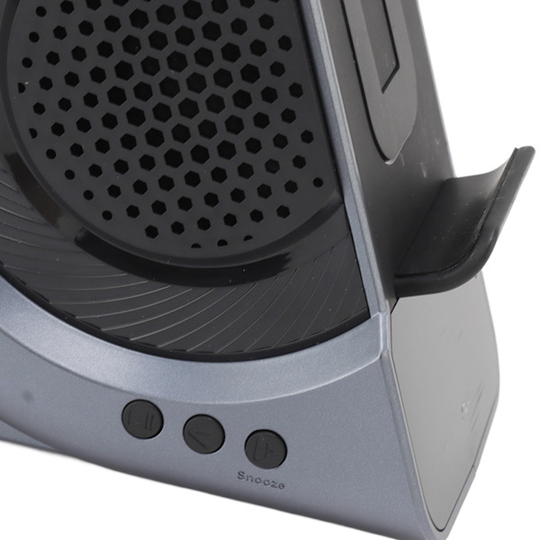 3 in 1 Bluetooth-kaiutin PC ABS -herätyskello langattomalla latauksella yöpöydälle 10W sininen