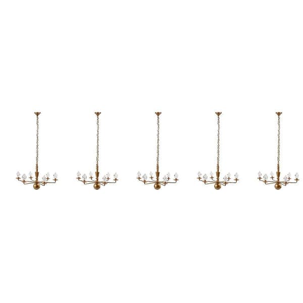 Lysende minitaklampe for dekorasjon, 5-pakning for DIY-mikroscener