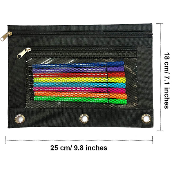 Pennfodral 4 Ring, Zipper Pennfodral