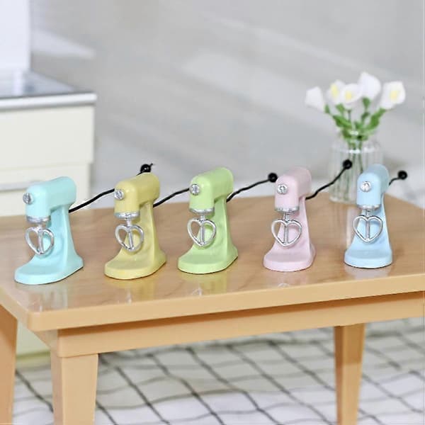 Miniatyrfigur Hemdekoration Mixer Modell 3-pack Simulering Leksaksset
