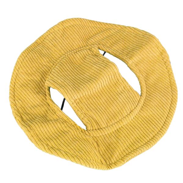 Lemmikin aurinkolippis, söpö, hengittävä, pehmeä, mukava, kevyt, yleismaailmallinen lemmikkilippis koiralle, pennulle, keltainen, XL