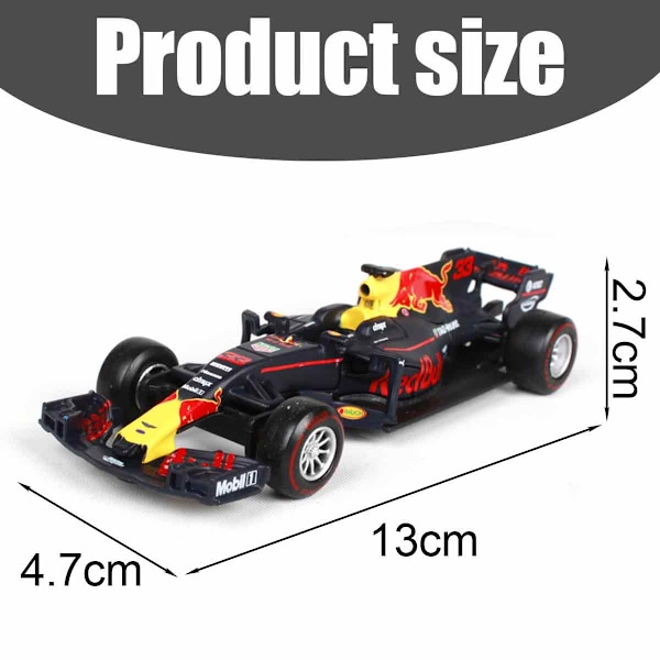 Bimeko Formelbilmodel Lafali F1 LAFHA Racerbilmodel 1:43 Formel Legering Modelbil Sving