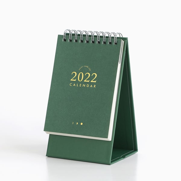 Mini Skrivebordskalender 2022 - Stående Flip Kalender Skrivebord/Væg