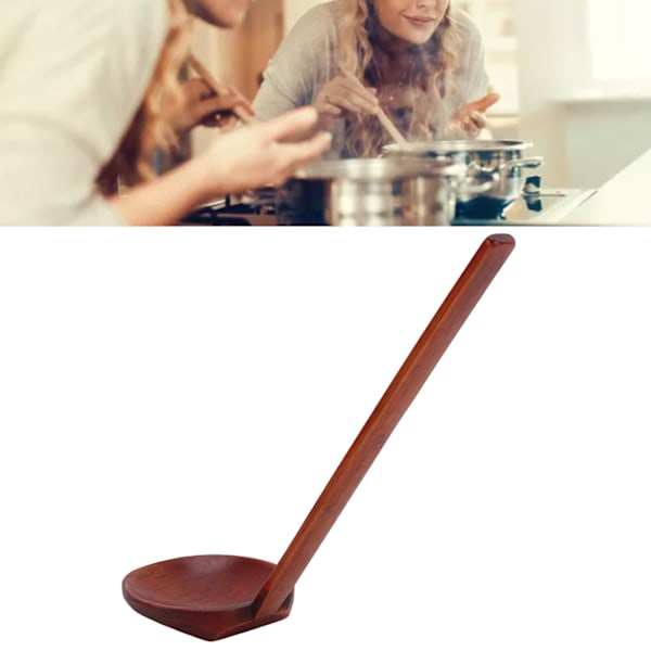 5 st träskedar robust handtag handpolerad slätare lätt vikt japansk sköldpaddsskalssked för restauranggåvor icke-porös