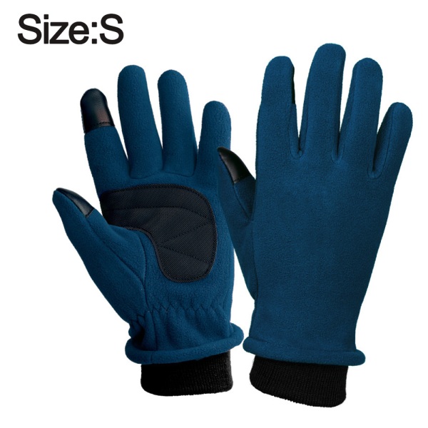 Navy handsker Efterår vinter udendørs handsker til mænd og kvinder