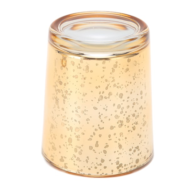 12 st Votivljusstakar Guld Färg Prickig Retro Tjocknat Glas Tealight Ljusstakar för Fest Bröllop Semester