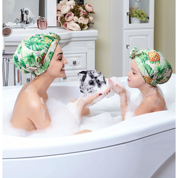 Luksus baderomshatt for kvinner, vanntette badehetter,