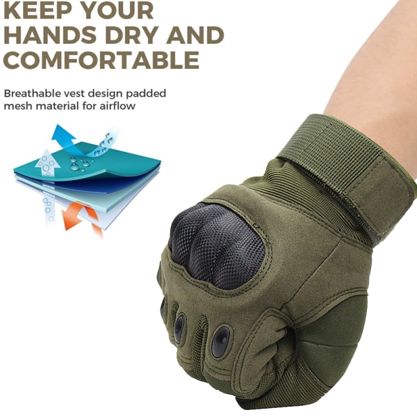 Taktiska handskar, Militärhandskar med pekskärm med hård knoge