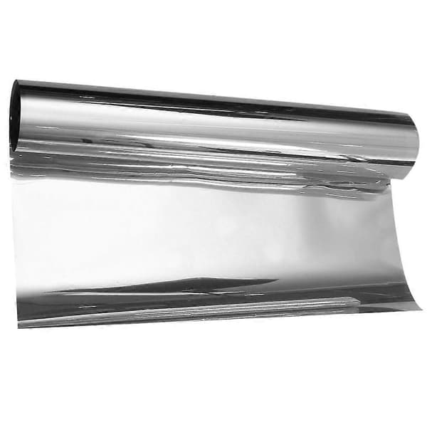 Envägs spegelfilm för fönster för hemmet, insynsskydd, silver, 4-pack