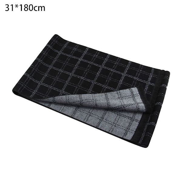 Mjuk och varm herrskarf för höst och vinter, bekväm och elegant
