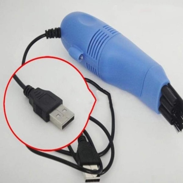Mini USB Dammsugare Tangentbord Datorrengörare för bil eller Hom