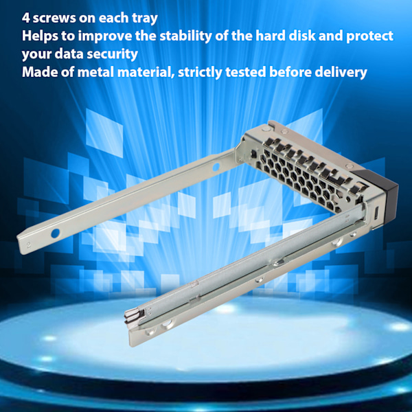 HDD-skuff SAS/SATA-grensesnitt 2,5 tommers metallmateriale sølv datamaskin harddisk skuff for Dell R740 for R740XD