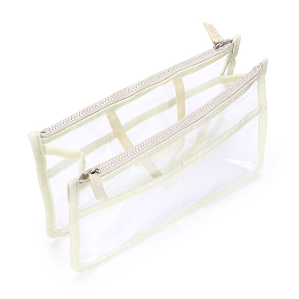 Transparent PVC Handväska Organizer, Makeup Toiletry Bag, för Kvinnor