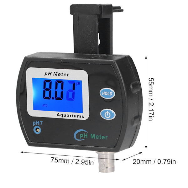 PH-900 PH-meter LCD Digital Vand PH-tester med udskiftelig elektrodeprobe Høj nøjagtighed til vandkvalitetstest EU-stik 220V