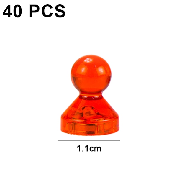 40-pack starka minikottmagneter för anslagstavla kylskåp 11 x 17 mm