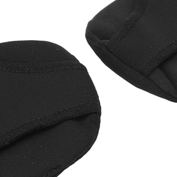 Forfodssko Indlægssåler Stof Fod Metatarsal Pads Massagepude til Fodpleje Sort