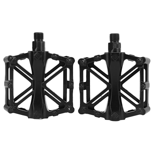 Cykelpedaler Skridsikre Letvægts Mountainbike Aluminiumlegering Platform Pedaler Sort