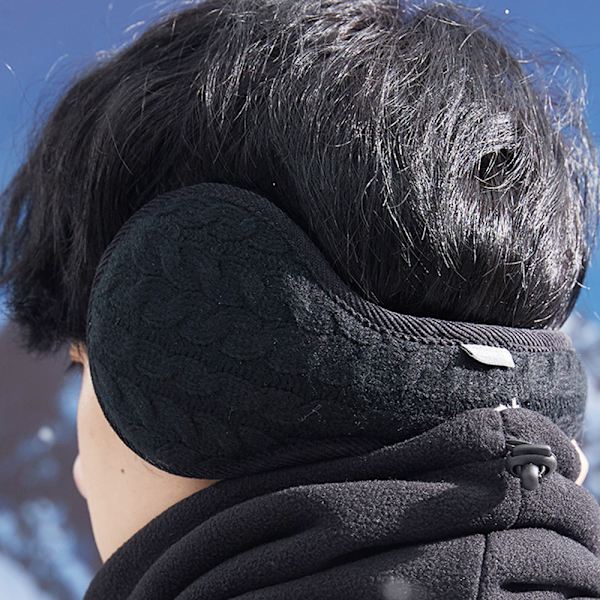 Konstgjorda fleece-öronmuffar vinter för män kvinnor, vinteraccessoarer