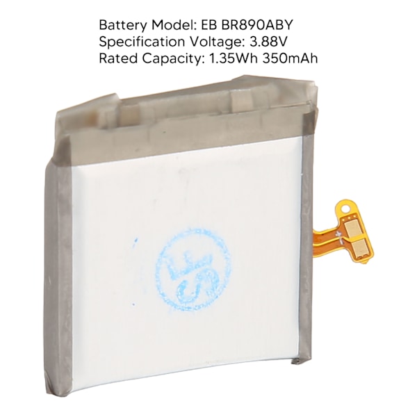 Reservebatteri EB BR890ABY Lithium Ion batteri til Samsung Galaxy Watch 4 Classic 46mm SM R890NZKCXAA SM R890NZSAXAA