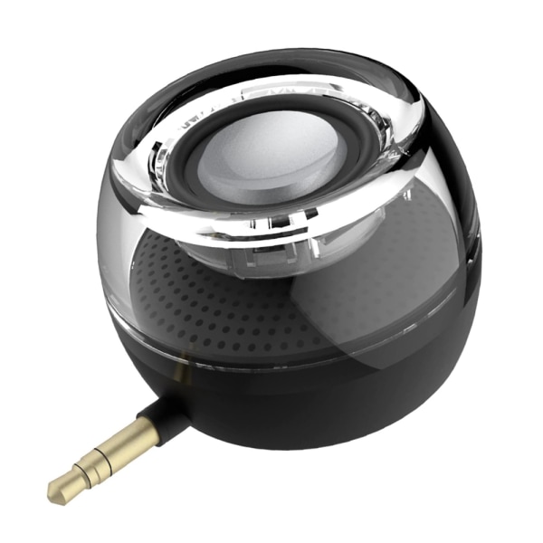Bärbar högtalare, Crystal 3W Mini trådlös högtalare med 3,5 mm