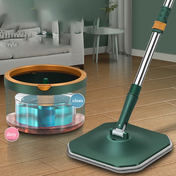 Mop-Lattia Mop-Lattia Laiska Ihminen Kädet Vapaat Mop-Lattia Artefakti Puhdas Likainen Erotus Automaattinen Kiertävä Mop-Lattia Litteä Mop-Lattia Puhdas Mop-Lattia
