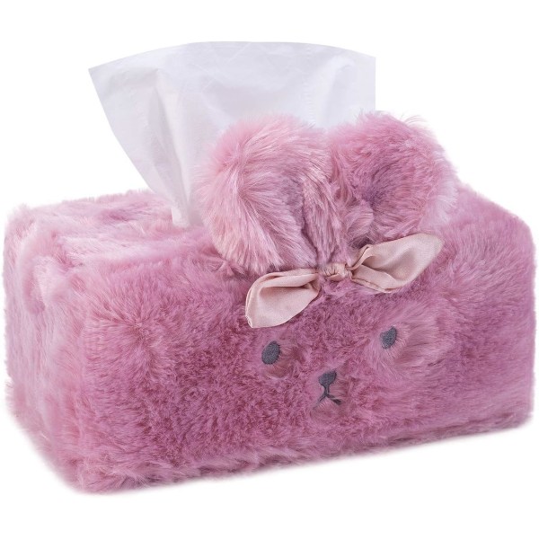 Vävnadshållare Dekorativt, sött cover, Fluffy Plush Co
