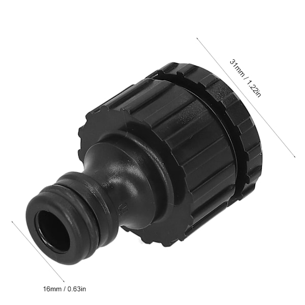 12 stk G1/2 G3/4 hunngevind kran hageslange adapter gjenbrukbar kobling