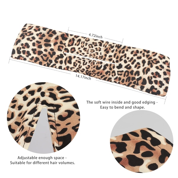 Hair Accessories for Women,Leopard Style Hair Bun Maker, French