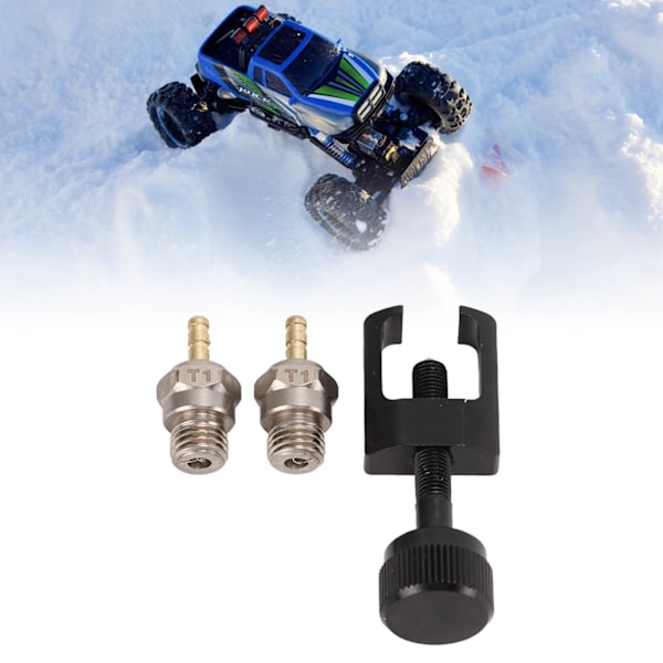 T1 Hehkutulpan vedin työkalusarja alumiiniseoksesta Traxxas 1/8 1/10 RC-autoon 12-21 tason moottoreille