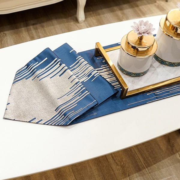 Table runners pitk t lippalaivit retro blue table runner fyndiq