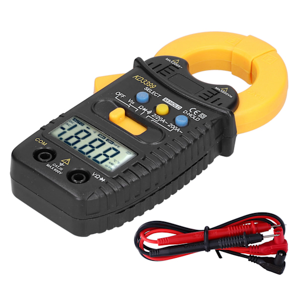 Multimeter Maximalt Värde Håll Automatisk Område Multifunktion LCD Digital Display Säker Bärbar Klämma Meter(KD3399 )