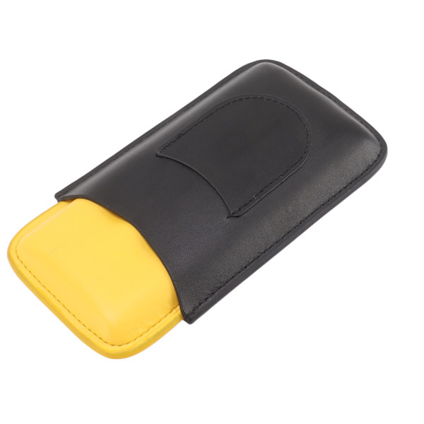 Cigarer Læder Cigar Etui Bærbar Cigar Holder Letvægts 3 Holder Cigar Etui til Rejser Hjem