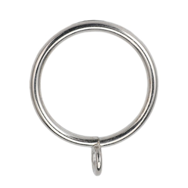Paket med 30 svarta gardinringar på 3,8 cm, för gardinstänger på 3,6 cm.