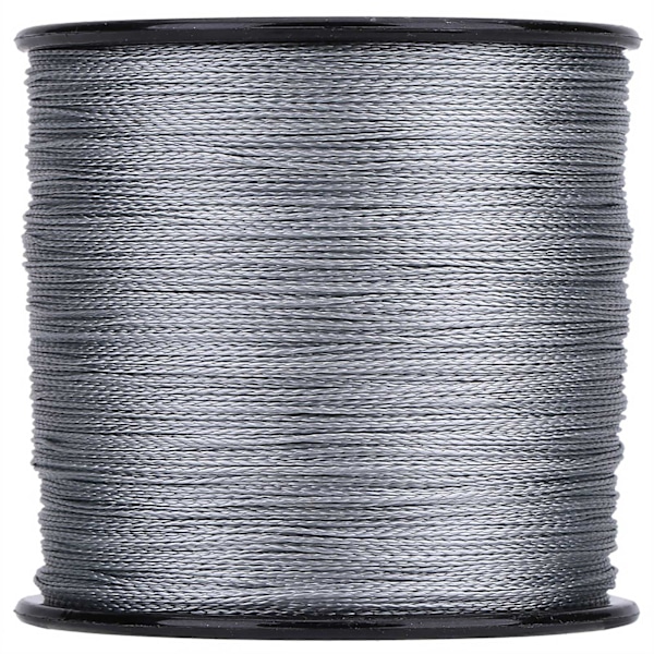 500m PE flätat 4 trådar super starka fiskespön Multi Filament fiskerep snöre mörkgrå (3)