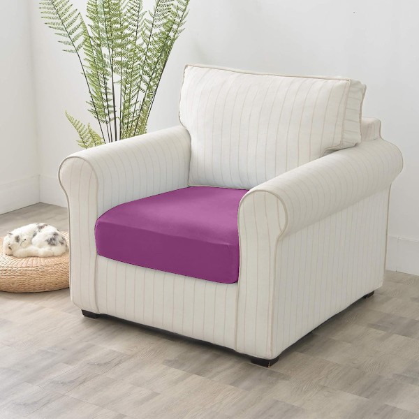 Stretch hjem hotell Sølv fløyel super myk sofa putetrekk sofa hatt sofa støvtrekk stoff Purple