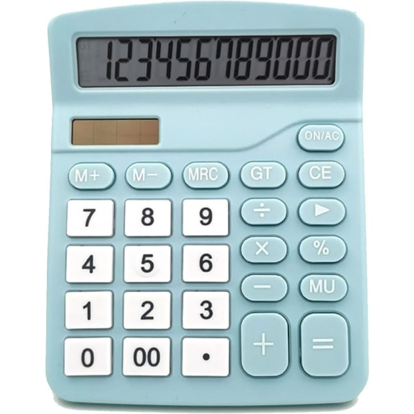 Värillinen 12-numeroinen Solar Scientific Calculator Financial Office