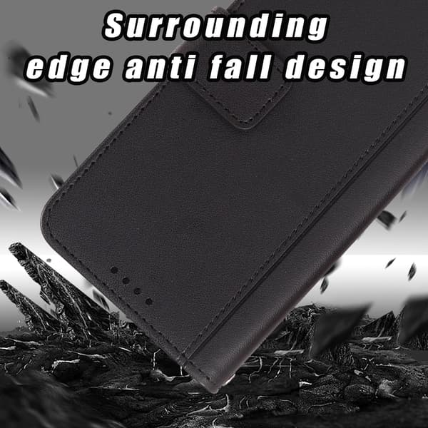 Samsung Galaxy A22 5G - Wallet Case - Vælg farve! Sort