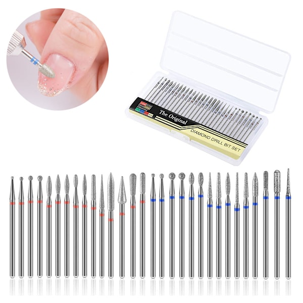 Nail Drill Bits Diamond Professional Nail Drill Attachments