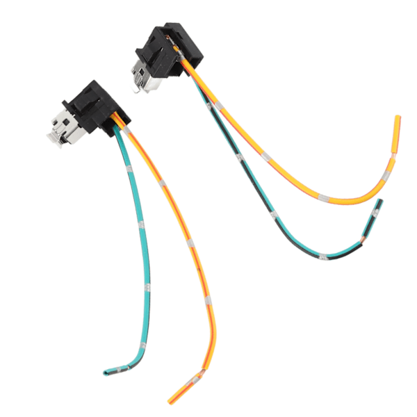 2 stk. Hodelyktpæreholder Ledningsnettkontakt Adapter Pluggadapterledning for H1-pære