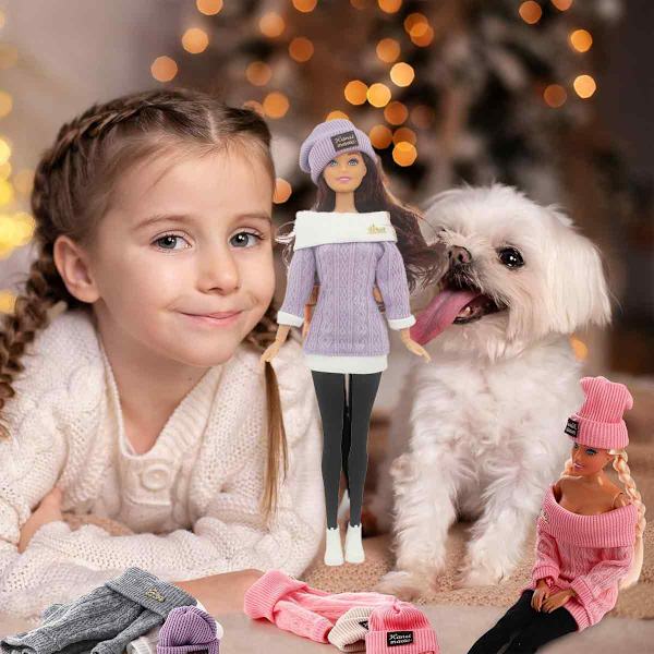Barbie-dukker i flere farger, supermodellklær til 30 cm dukker