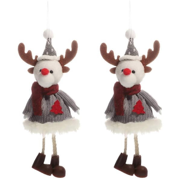Jul-docka hängande dockprydnad för dekoration 2 st julgransdekoration