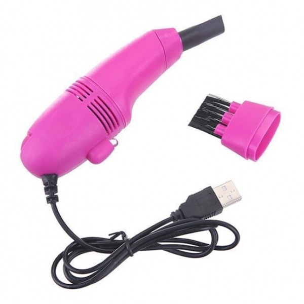 USB Genopladelig Bærbar Letvægts Mini Bilstøvsuger, Tør