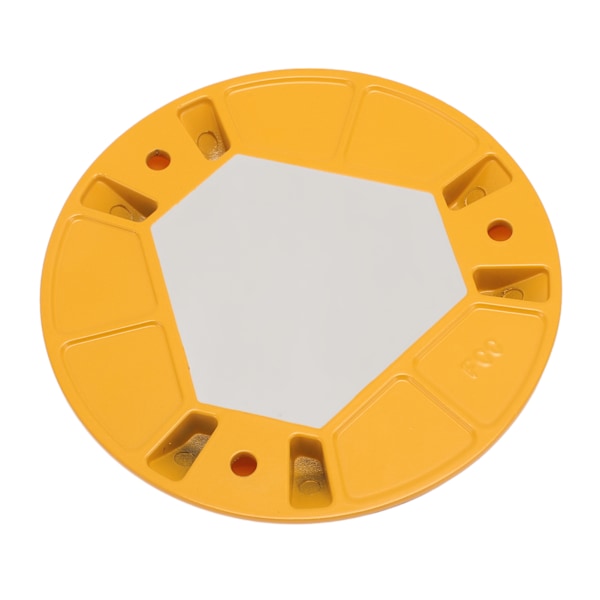 Solcellsdriven vägmarkering IP68 Vattentät Automatisk Aluminiumlegering LED Dockningslampa för Markdäckgång 1.8W 6V Vit Lampa