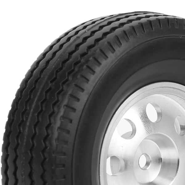 2 kpl CNC-metalliset vanteet ja kumirenkaat Tamiya-traktorikuorma-autoon 1/14 RC-auto
