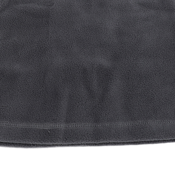 Ansiktsdekselskjerf Fleece med justerbar snor Unisex termisk nakkevarmer for vinterski Grå