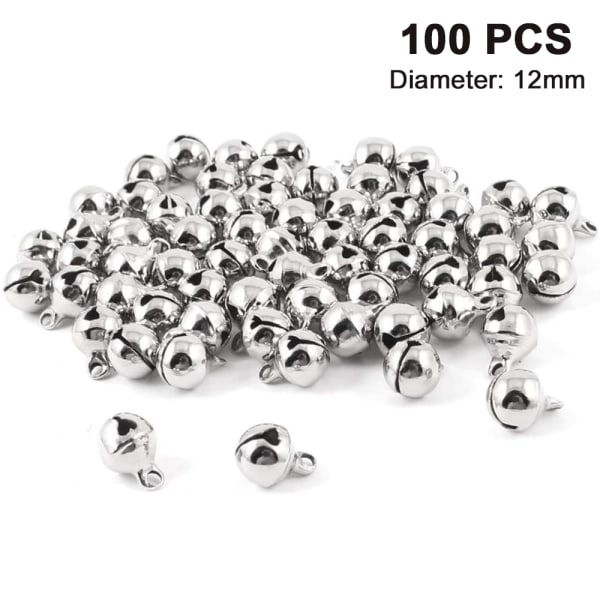 100 stykker metall dekorative BellCraft Bells, DIY Bells for