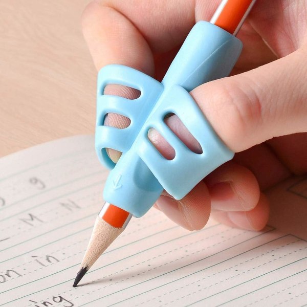 3-pack blyertsgrepp, penngrepp för barn handstil,