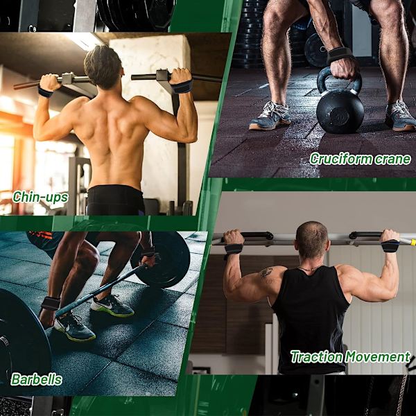Løftestropper (polstrede) til styrketræning, bodybuilding