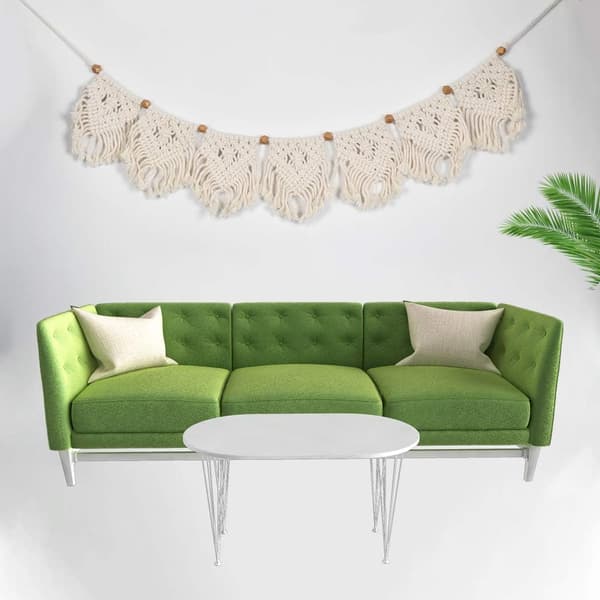 Makrame-seinävaate Boho Chic Bohemian Koti Geometrinen Taide